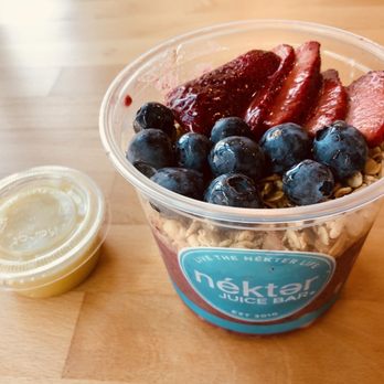 Nekter Juice Bar - Acai Banana Berry Bowl ( w/o banana) Ginger shot - Juice Bars & Smoothies Near Me - Baltimore, Maryland Nekter Juice Bar - Acai Banana Berry Bowl ( w/o banana) Ginger shot - Juice Bars & Smoothies Near Me - Baltimore, Maryland