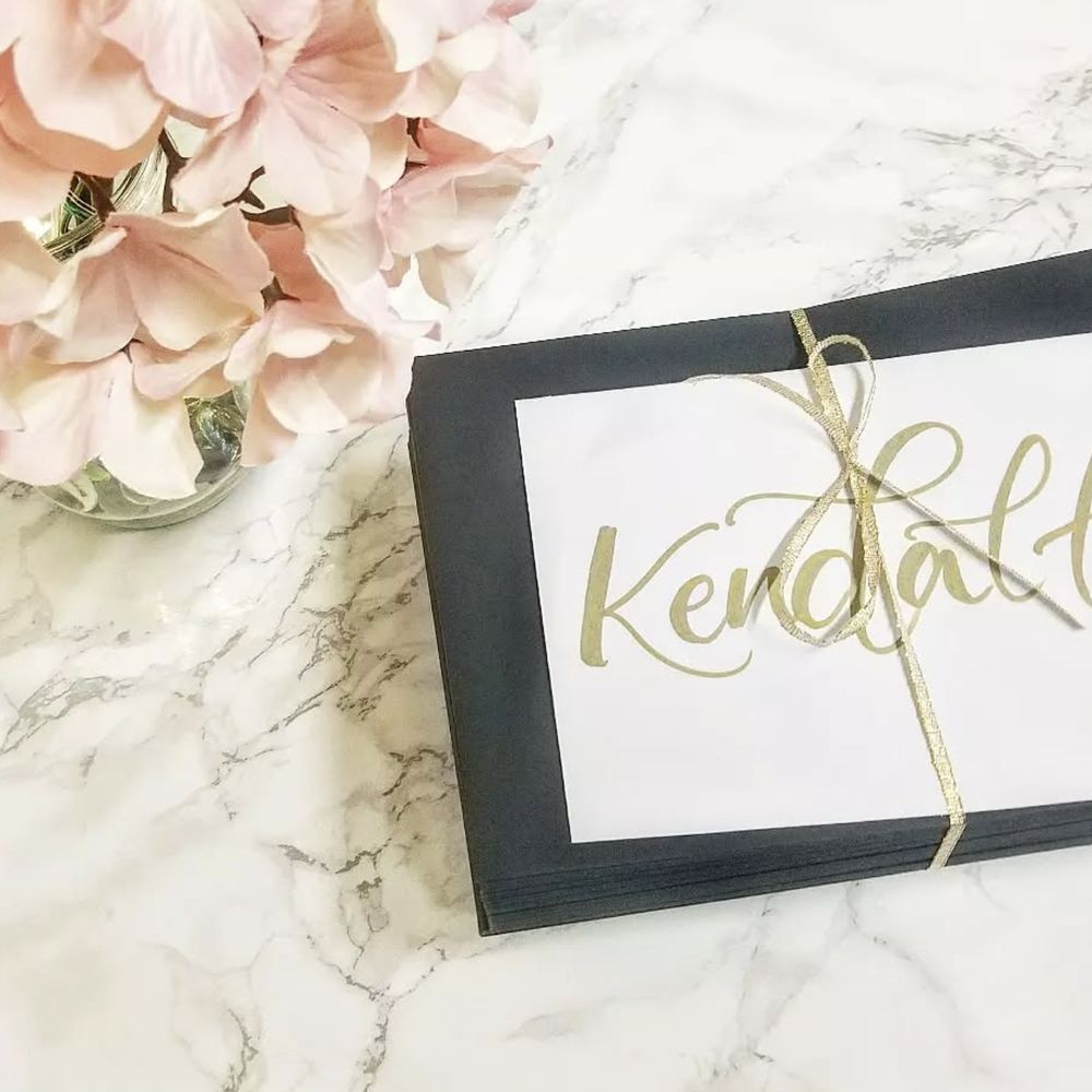 Kim Kalligraphy - "Kendall." instagram.com/kimkalligraphy - Calligraphy Near Me Kim Kalligraphy - "Kendall." instagram.com/kimkalligraphy - Calligraphy Near Me
