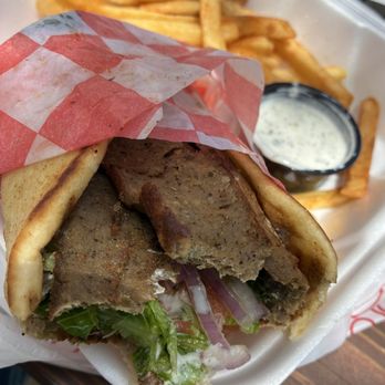 Kari's on 39th - Gyro Wrap and fries - Mediterranean Near Me - Kansas City, Missouri
