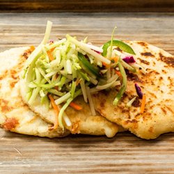 Pupusas available Today for curbside pickup or delivery