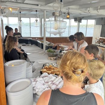 Mount Washington Cruises - Inside at the Buffet - Boat Charters Near Me - Weirs Beach, New Hampshire