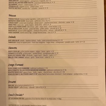 Deme - Menu - Mediterranean Near Me - Los Angeles, California