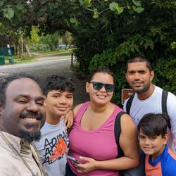 Park & Ocean - The crew from Tampa and I