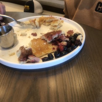 Ox & Ocean - Fruit on kids pancakes - not specified on the menu. - Breakfast & Brunch Near Me - Oxnard, California