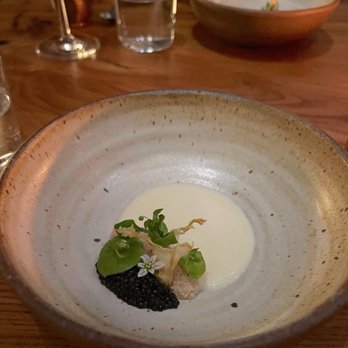 Lazy Bear - Cauliflower white sturgeon caviar, wild foraged greens - New American Near Me - San Francisco, California Lazy Bear - Cauliflower white sturgeon caviar, wild foraged greens - New American Near Me - San Francisco, California