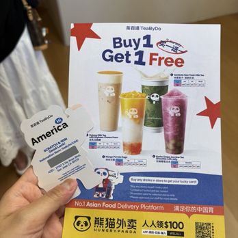 Tea By Do - scratcher and promotion - Bubble Tea Near Me - San Jose, California Tea By Do - scratcher and promotion - Bubble Tea Near Me - San Jose, California