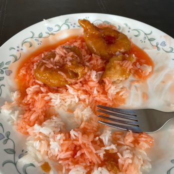 Hunan Wok - a plate of rice and meat with a fork - Chinese Near Me - Mc Kees Rocks, Pennsylvania Hunan Wok - a plate of rice and meat with a fork - Chinese Near Me - Mc Kees Rocks, Pennsylvania