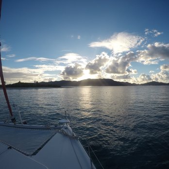 Virgin Island Sailing School - Sunrise at sandy spit - Boating Near Me - St. Thomas, Virgin Islands