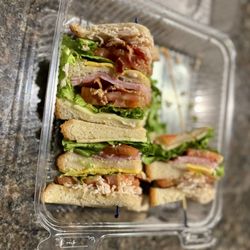Friendly Tavern - Club sandwich. There are two of these. I had already eaten 1/2. :)