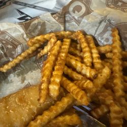 Half of my fish and chips