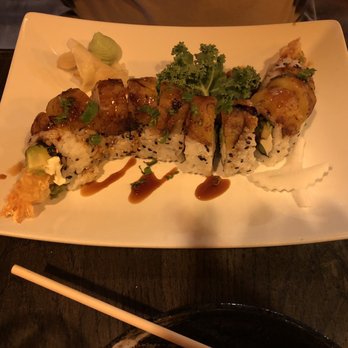 Zen Asian BBQ - New roll with plantain - Japanese Near Me - Naples, Florida