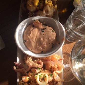 Cucina sa - Calimari! Amazing and plentiful! Beautifully plated! Fresh! - Italian Near Me - San Anselmo, California