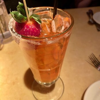 The Cheesecake Factory - Strawberry Infused Margarita - Seafood Near Me - Kentwood, Michigan