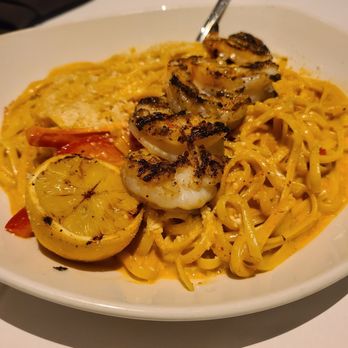 Bonefish Grill - Bonefish Signature Pasta with Shrimp - Seafood Near Me - Concord Mills, North Carolina