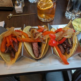 Juniper Bar - Steak tacos.  Steak was tough but flavorful - Cocktail Bars Near Me - New York, New York