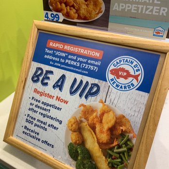 Captain D's - Register for rewards - Fast Food Near Me - Pooler, Georgia Captain D's - Register for rewards - Fast Food Near Me - Pooler, Georgia