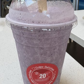 Crepe Delicious - Blueberry banana smoothie - Creperies Near Me - Niagara-on-the-Lake, Ontario Crepe Delicious - Blueberry banana smoothie - Creperies Near Me - Niagara-on-the-Lake, Ontario