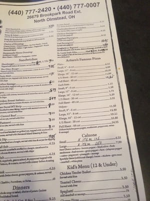 Menu photo 5 Arturo's Bar & Grille North Olmsted, OH Menu photo 5 Arturo's Bar & Grille North Olmsted, OH