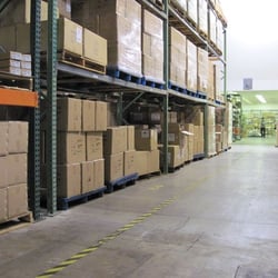 eBatts.com - eBatts.com warehouse tall shelves.