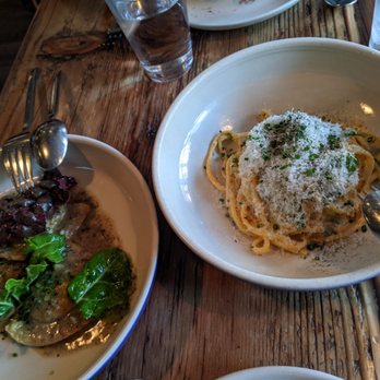 Rich Table - Truffle pierogis, tonnarelli with sea urchin - New American Near Me - San Francisco, California Rich Table - Truffle pierogis, tonnarelli with sea urchin - New American Near Me - San Francisco, California