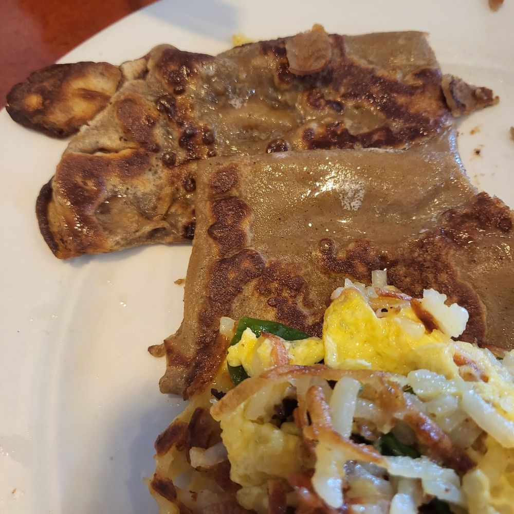 Sunrise Grill - Burnt crepes burnt potatoes..like eating wood chips... - American Near Me - Des Plaines, Illinois Sunrise Grill - Burnt crepes burnt potatoes..like eating wood chips... - American Near Me - Des Plaines, Illinois