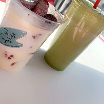 Sweets & Sugars ice cream - Green juice and strawberries with cream. Feb 2022 - Ice Cream & Frozen Yogurt Near Me - Sacramento, California Sweets & Sugars ice cream - Green juice and strawberries with cream. Feb 2022 - Ice Cream & Frozen Yogurt Near Me - Sacramento, California