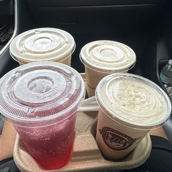 Hellcat Coffee - Pretty in pink & 2 Atomic blondes & Joyride - Coffee & Tea Near Me - Conroe, Texas