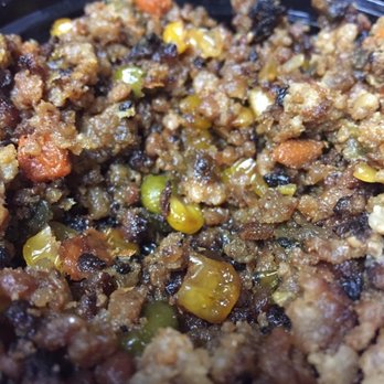 Lucky Three Seven - All those black bits are burnt pieces. Every bite tastes burnt and the corn, just look at it. - Filipino Near Me - Oakland, California Lucky Three Seven - All those black bits are burnt pieces. Every bite tastes burnt and the corn, just look at it. - Filipino Near Me - Oakland, California