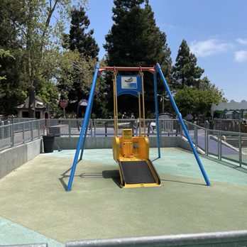 Mia’s Dream Come True Playground - A swing for kids in a wheelchair! Pretty cool! - Playgrounds Near Me - Hayward, California Mia’s Dream Come True Playground - A swing for kids in a wheelchair! Pretty cool! - Playgrounds Near Me - Hayward, California