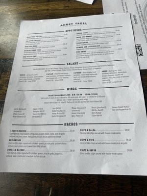 Menu photo 3 Angry Troll Brewing Elkin, NC