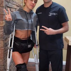 Shounuck Patel, DO - Dr. Patel with a truly inspirational patient: Personal Trainer/Influencer Heba Ali.