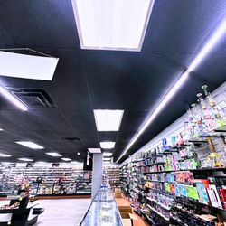Glass section