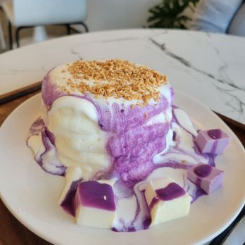 Nostimo Cafe & Tea - Ube Coconut Souffle - Coffee & Tea Near Me - Westminster, California