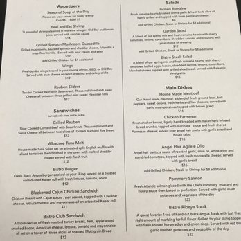 Bistro One - Menu - American Near Me - Linthicum Heights, Maryland Bistro One - Menu - American Near Me - Linthicum Heights, Maryland