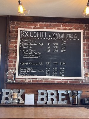 Menu photo 5 Rx Brew Coffee & Donuts Weatherford, OK