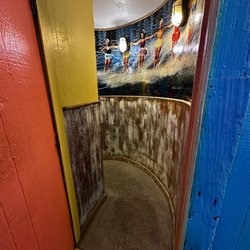 Gator Joe's - Yellow brick road to women's restroom ( cute )