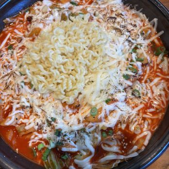 Jin Cook - Tteokbokki +cheese ($2) +ramen ($2) - Korean Near Me - Buena Park, California