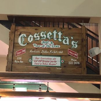 Cossetta Alimentari - Classic sign - Italian Near Me - Saint Paul, Minnesota Cossetta Alimentari - Classic sign - Italian Near Me - Saint Paul, Minnesota