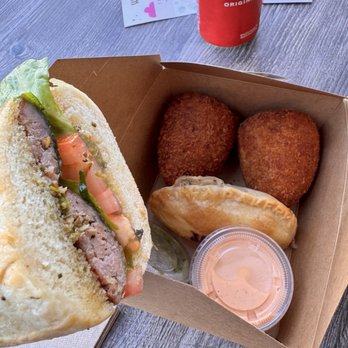 OBRA HandBakery - Choripan, potato balls, empanada - Latin American Near Me - Long Beach, California