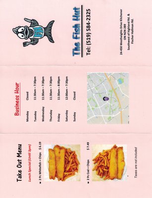 Menu photo 5 Fish Hut Kitchener, ON