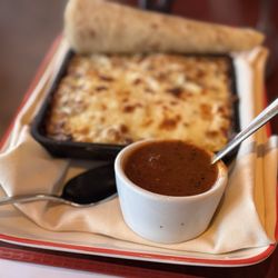Fundido with chorizo