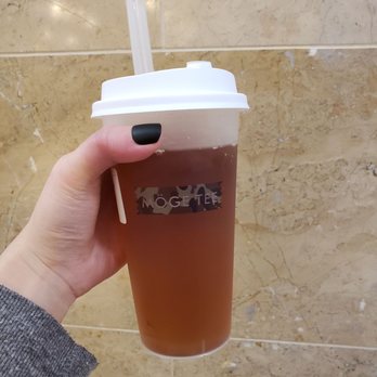 Moge Tee Tysons Corner - Rose oolong with no cheese foam - Bubble Tea Near Me - Tysons Corner, Virginia