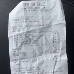 Smoke Zone - Price