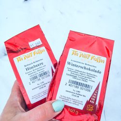Tee Peter Kaffee - Lovely rooibos teas - raspberry and the fabulous, spicy winter tea, october 2016