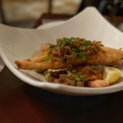 Homespun Kitchen And Bar - Fried Catfish Pontchartrain
