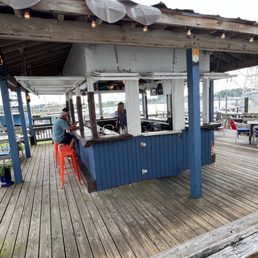 Outside bar. But the inside bar is an option as well and is quite stunning .