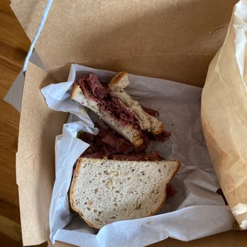 Corned Beef Factory - A dry pastrami sandwich - Sandwiches Near Me - Maywood, Illinois