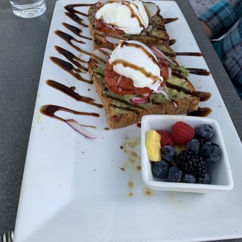 Rome + Fig - Avocado. Cook forgot bacon so it was served on the side - Seafood Near Me - Tampa, Florida Rome + Fig - Avocado. Cook forgot bacon so it was served on the side - Seafood Near Me - Tampa, Florida