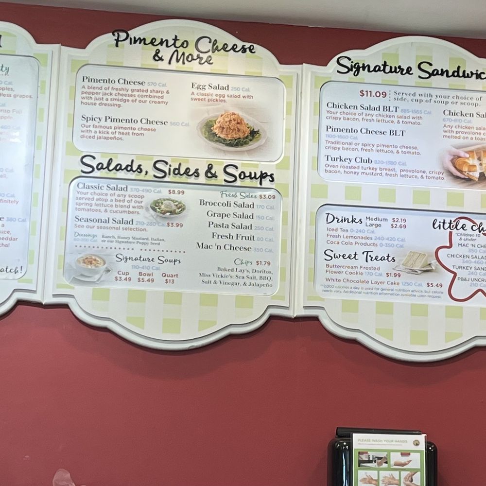Chicken Salad Chick - Menu - Southern Near Me - Avon, Indiana Chicken Salad Chick - Menu - Southern Near Me - Avon, Indiana