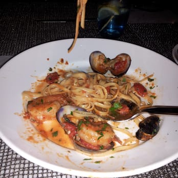 Lavo - Linguini with mixed seafood was soooo delicious. Sauce has a little kick to it tho, watch out if u don't like spicy. - Italian Near Me - Las Vegas, Nevada Lavo - Linguini with mixed seafood was soooo delicious. Sauce has a little kick to it tho, watch out if u don't like spicy. - Italian Near Me - Las Vegas, Nevada